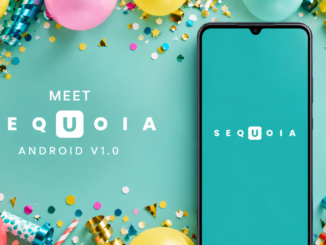 Картинка выпуска первой Android версии Sequoia